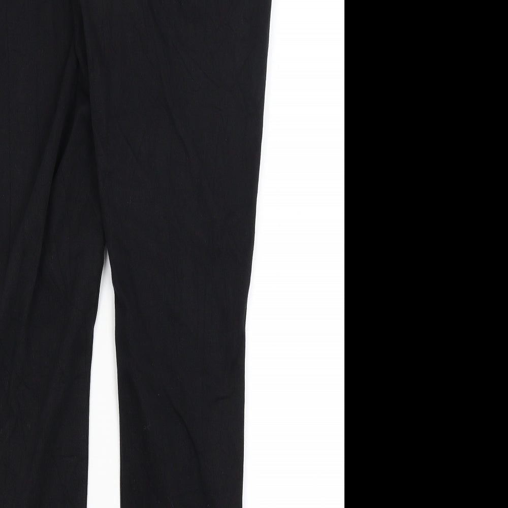 NEXT Womens Black   Capri Trousers Size 12 L28 in