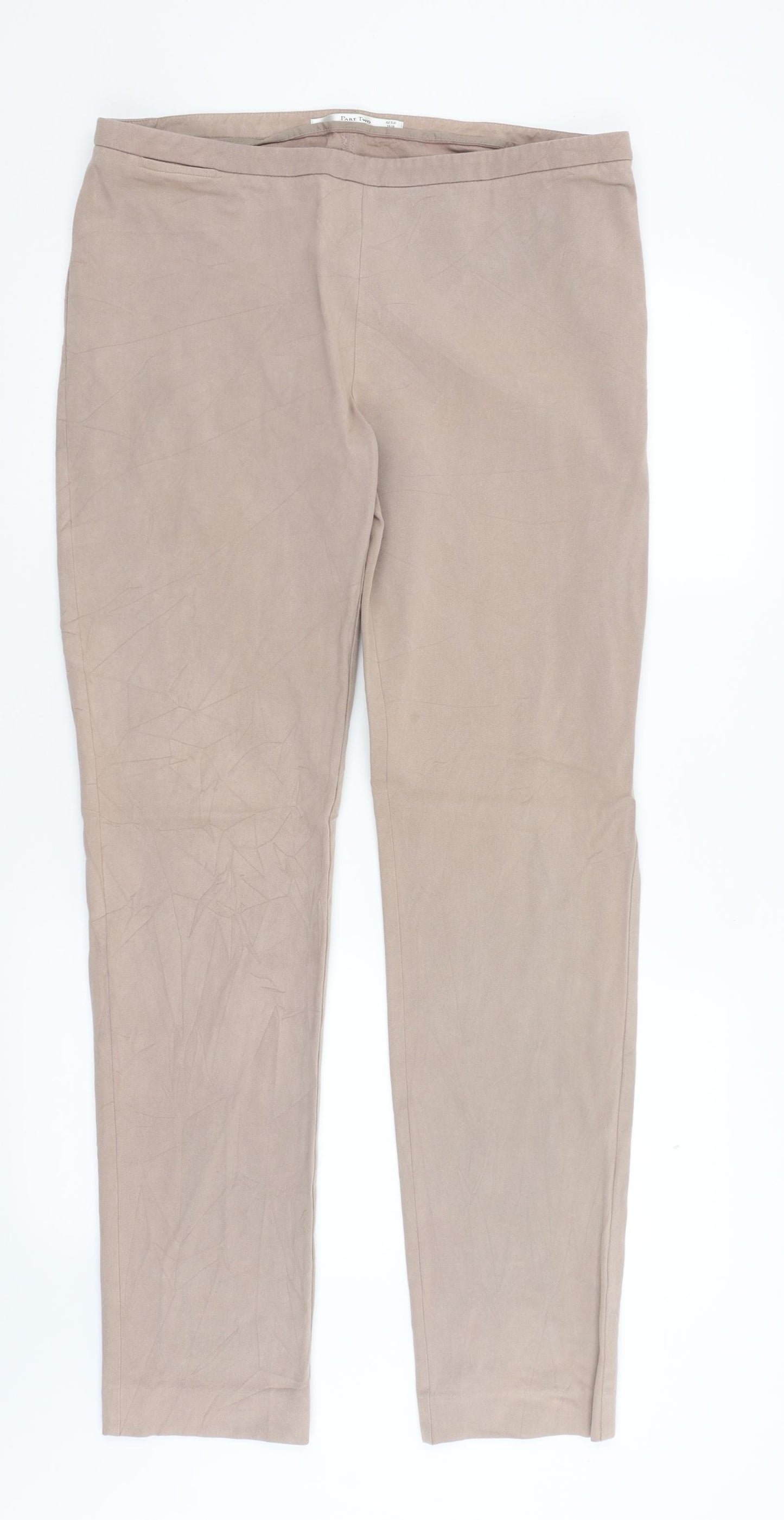 Part Two Womens Beige   Trousers  Size 16 L33 in