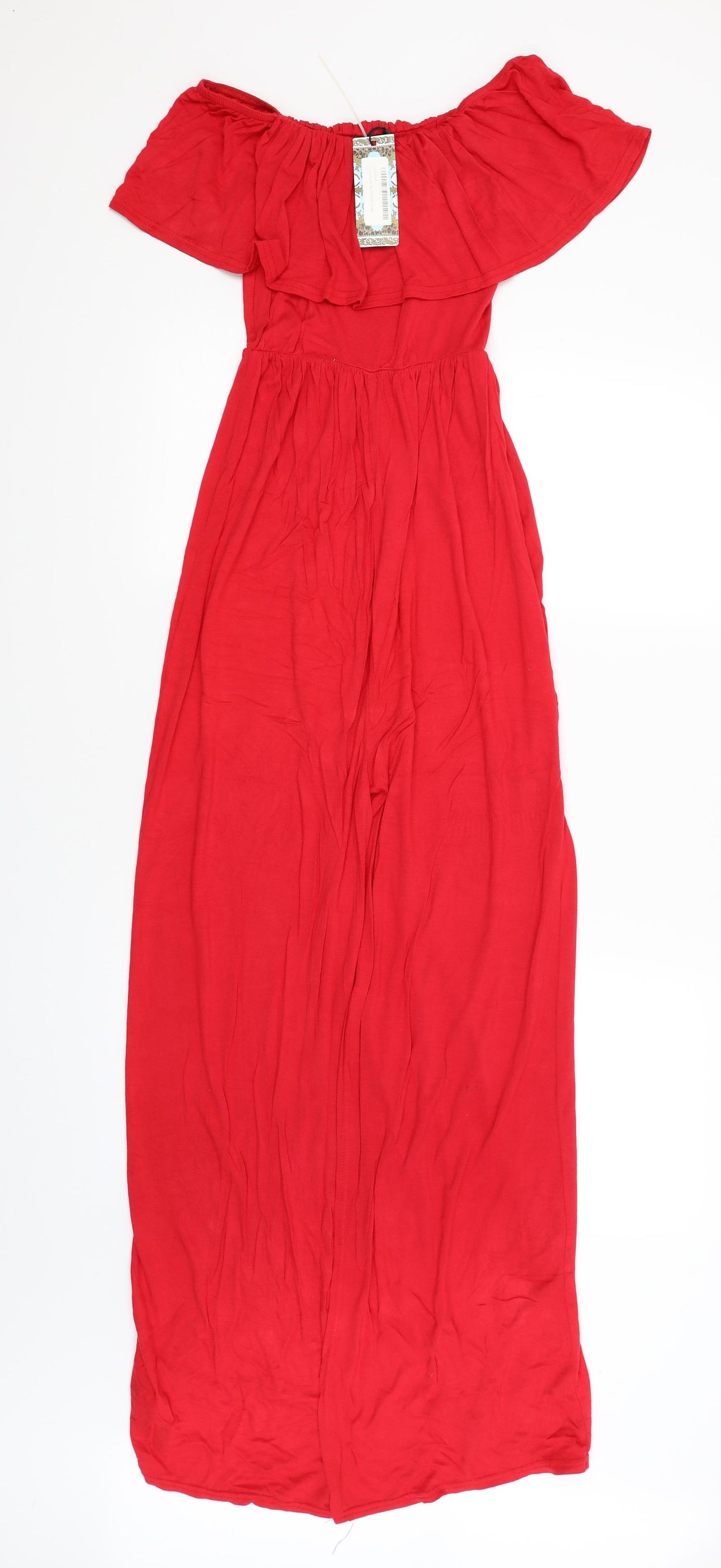 Boohoo Womens Red   Slip Dress  Size 10