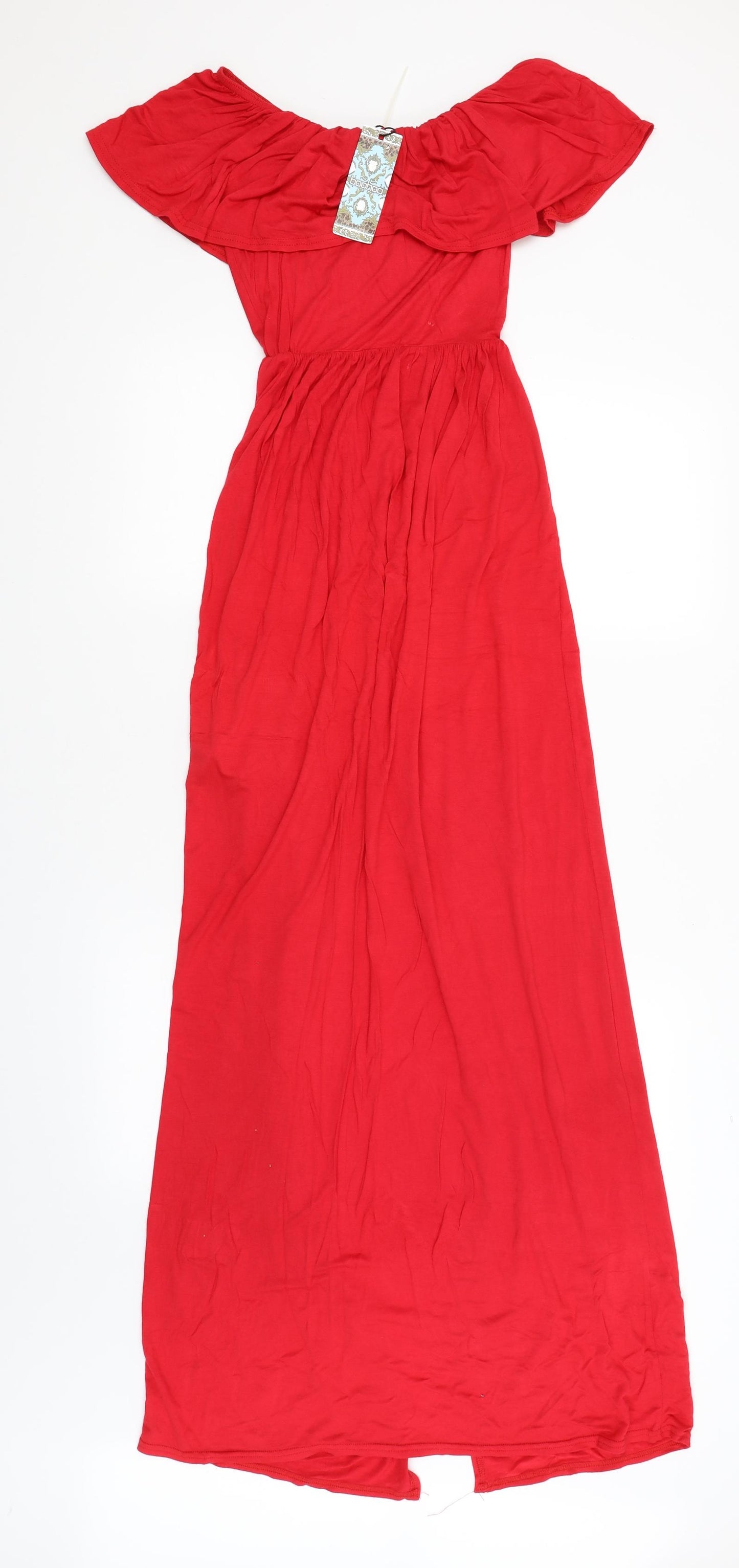 Boohoo Womens Red   Slip Dress  Size 10