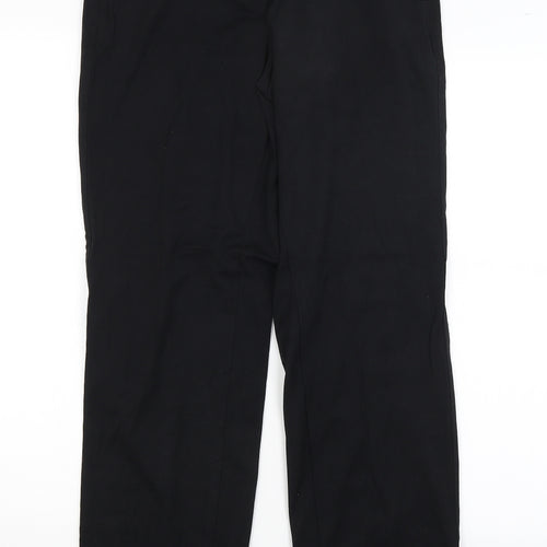 M&S Womens Black   Dress Pants Trousers Size 10 L30 in