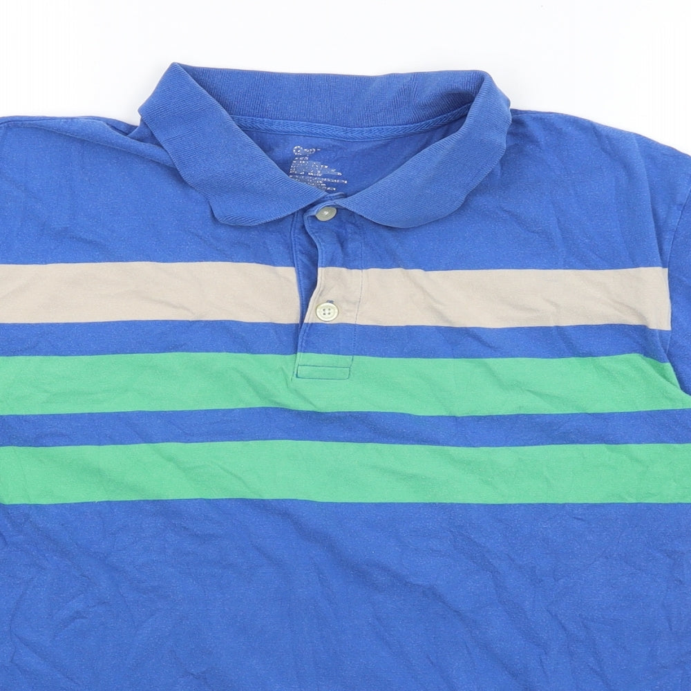 Gap Mens Blue    Polo Size L