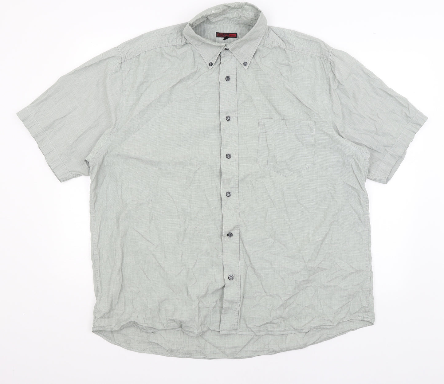 George Mens Green    Button-Up Size L