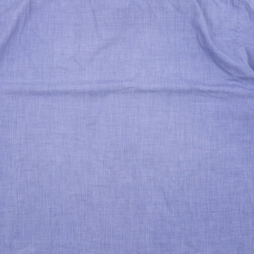 Barney Miller Mens Blue    Button-Up Size M