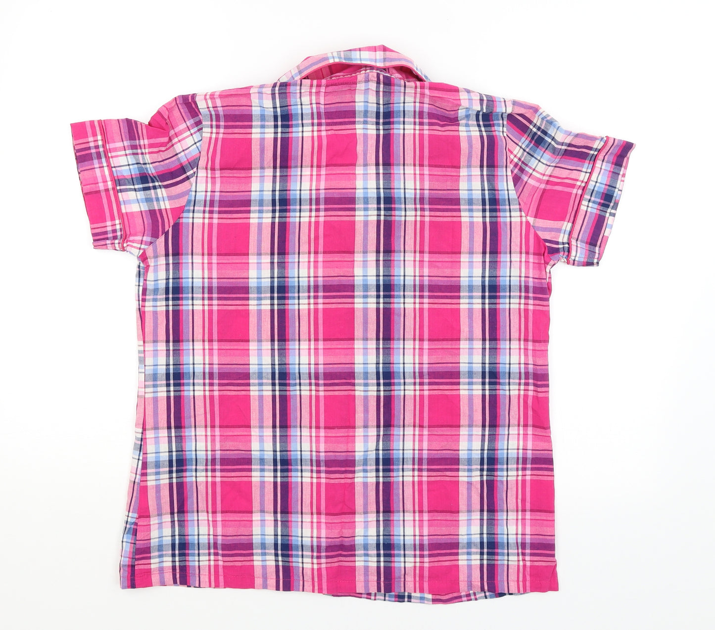 Love to Lounge Womens Pink Plaid  Top Pyjama Top Size 12