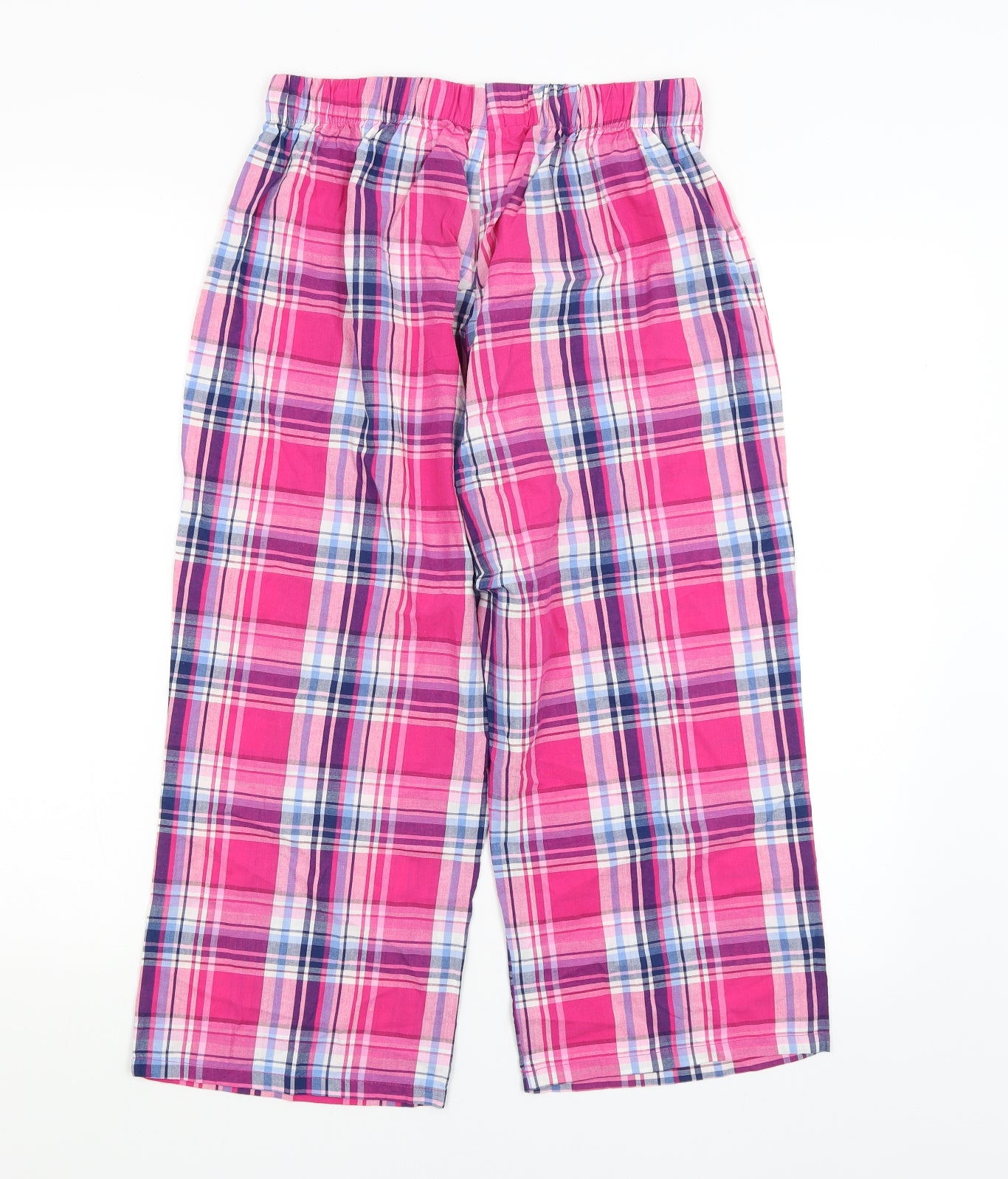 Love to Lounge Womens Pink Plaid  Capri Pyjama Pants Size 10