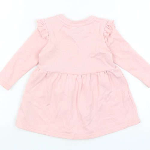 Disney Baby Pink   Fit & Flare  Size 9-12 Months  - Minnie Mouse
