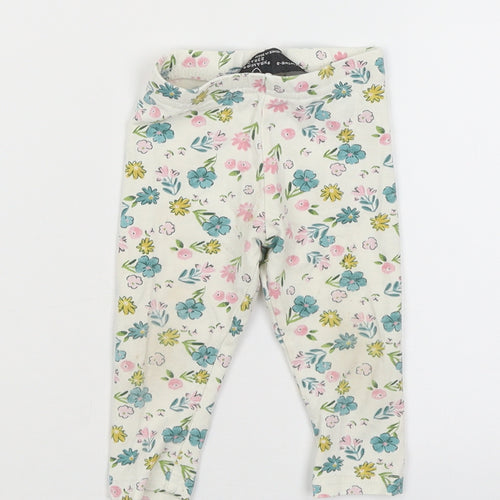 Primark Baby White Flecked  Sweatpants Trousers Size 6-9 Months