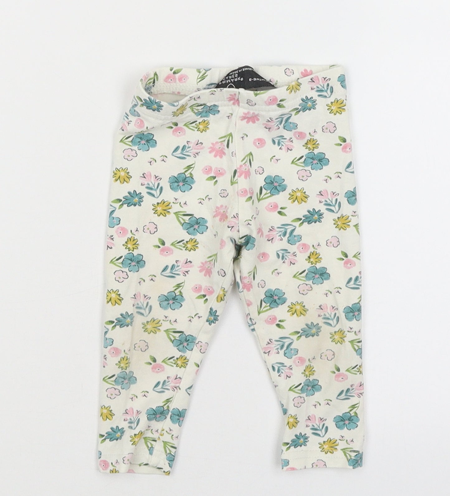 Primark Baby White Flecked  Sweatpants Trousers Size 6-9 Months