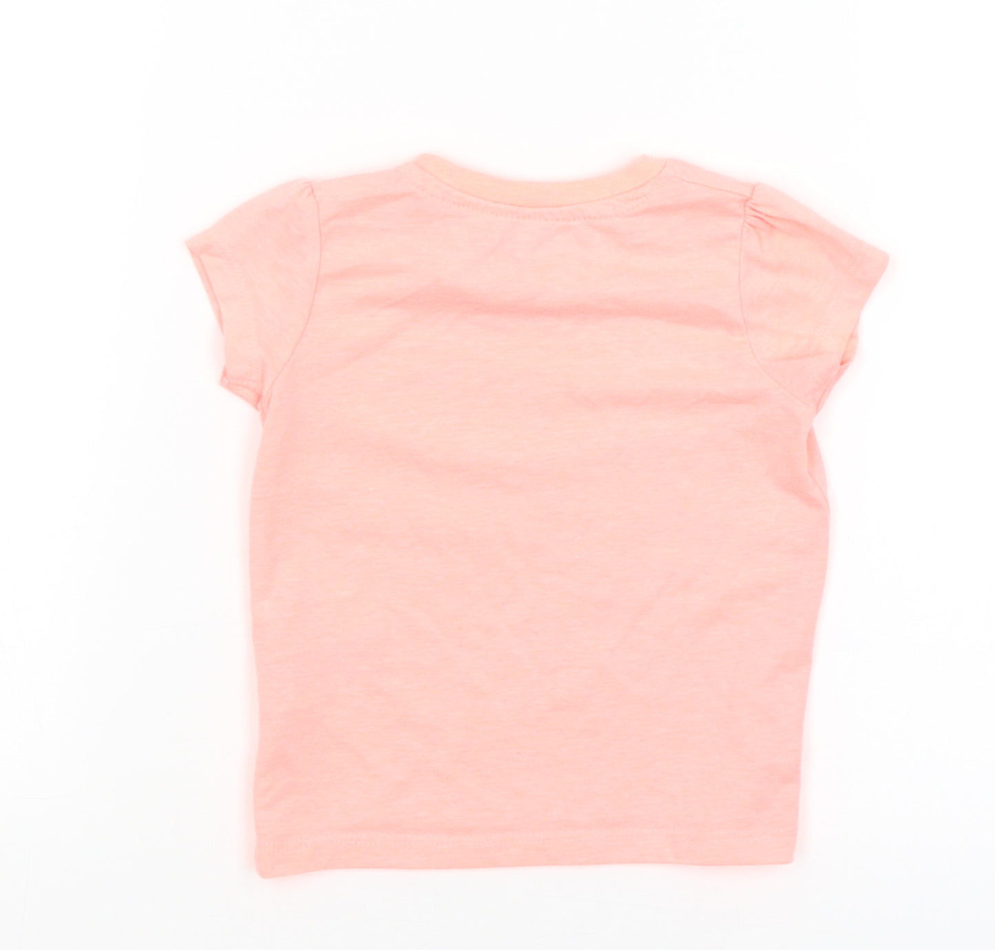 Primark Baby Orange   Basic T-Shirt Size 6-9 Months  - Mini Boss