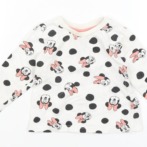 Primark Baby White   Basic T-Shirt Size 9-12 Months