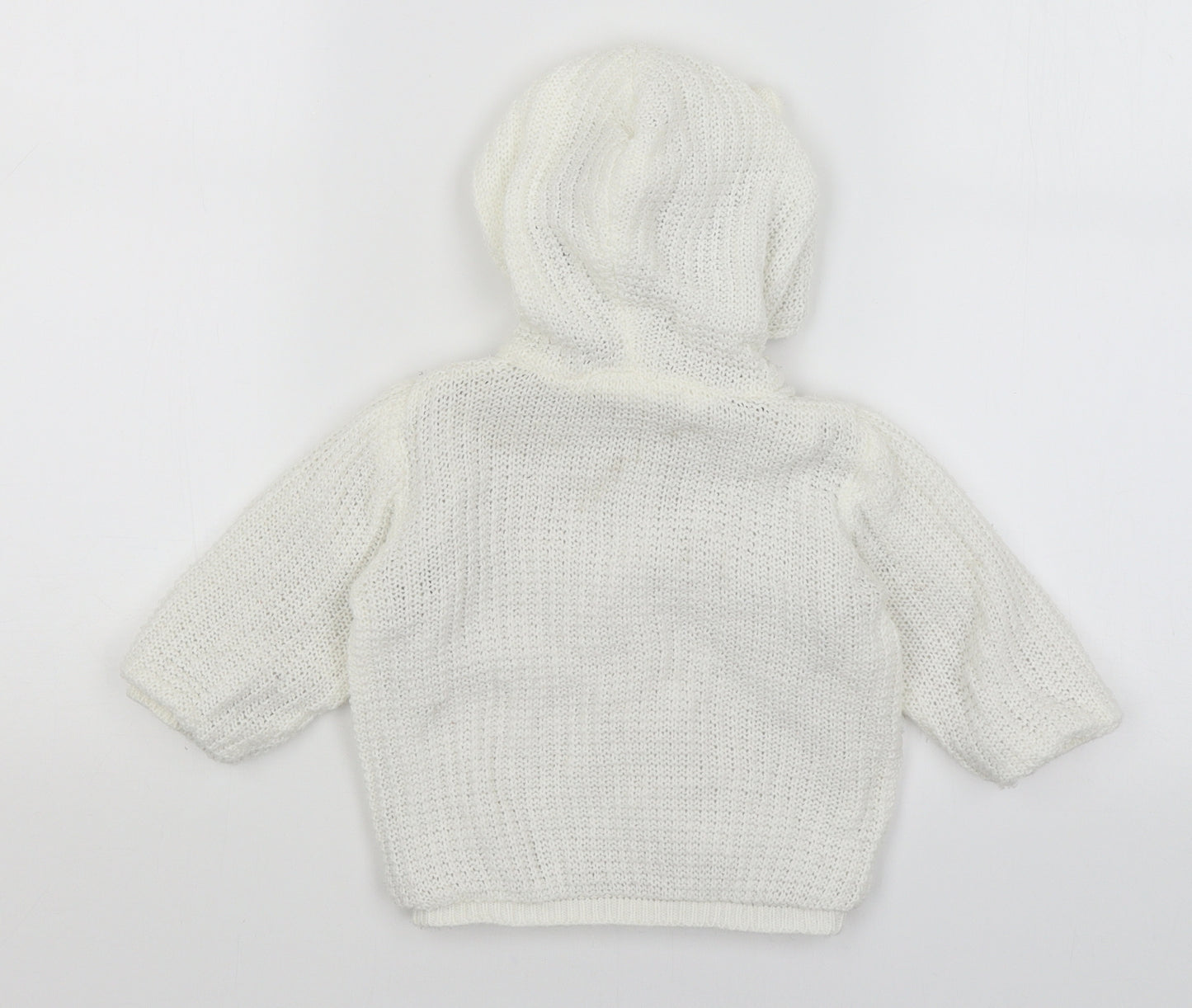 George Baby White   Cardigan Jumper Size 3-6 Months