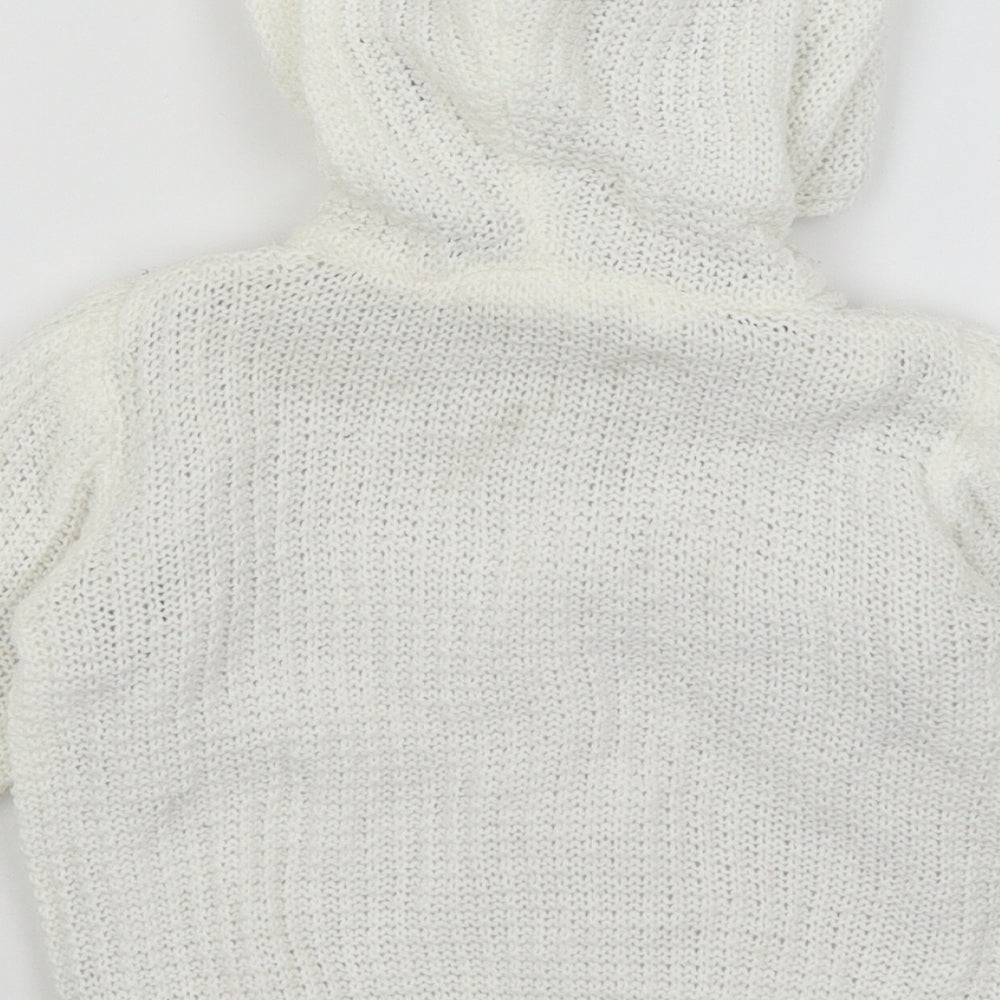 George Baby White   Cardigan Jumper Size 3-6 Months