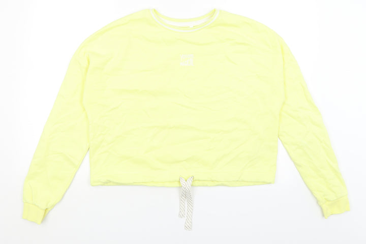 M&S Girls Yellow   Pullover Sweatshirt Size 15-16 Years