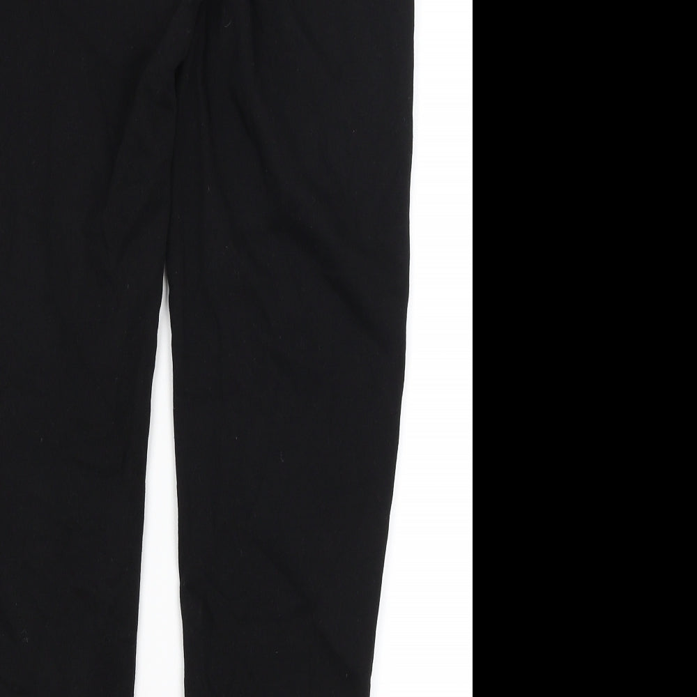 H&M Girls Black   Jogger Trousers Size 12-13 Years - Stars