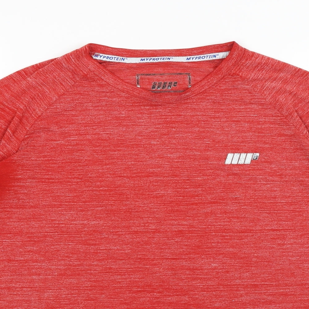 My Protein Mens Red    T-Shirt Size M
