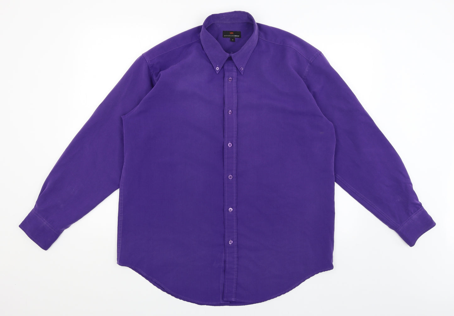 Petroleum Wear Mens Purple    Button-Up Size M