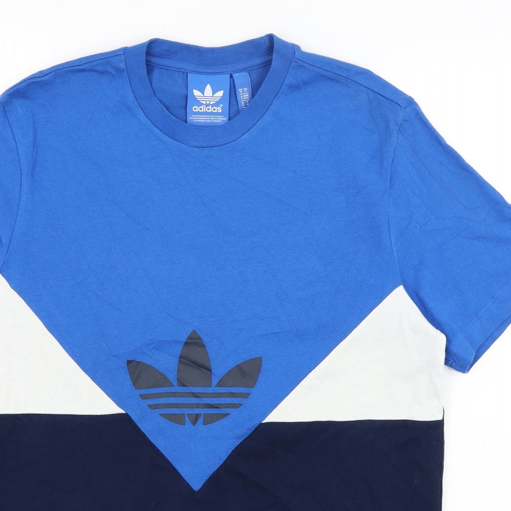 adidas Mens Blue    T-Shirt Size M