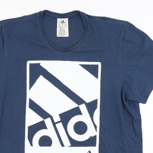 adidas Mens Blue    T-Shirt Size M