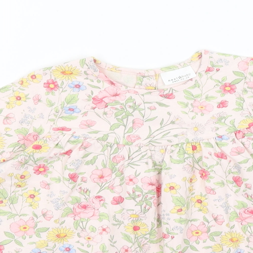 NEXT Baby Pink Floral  Fit & Flare  Size 6-9 Months