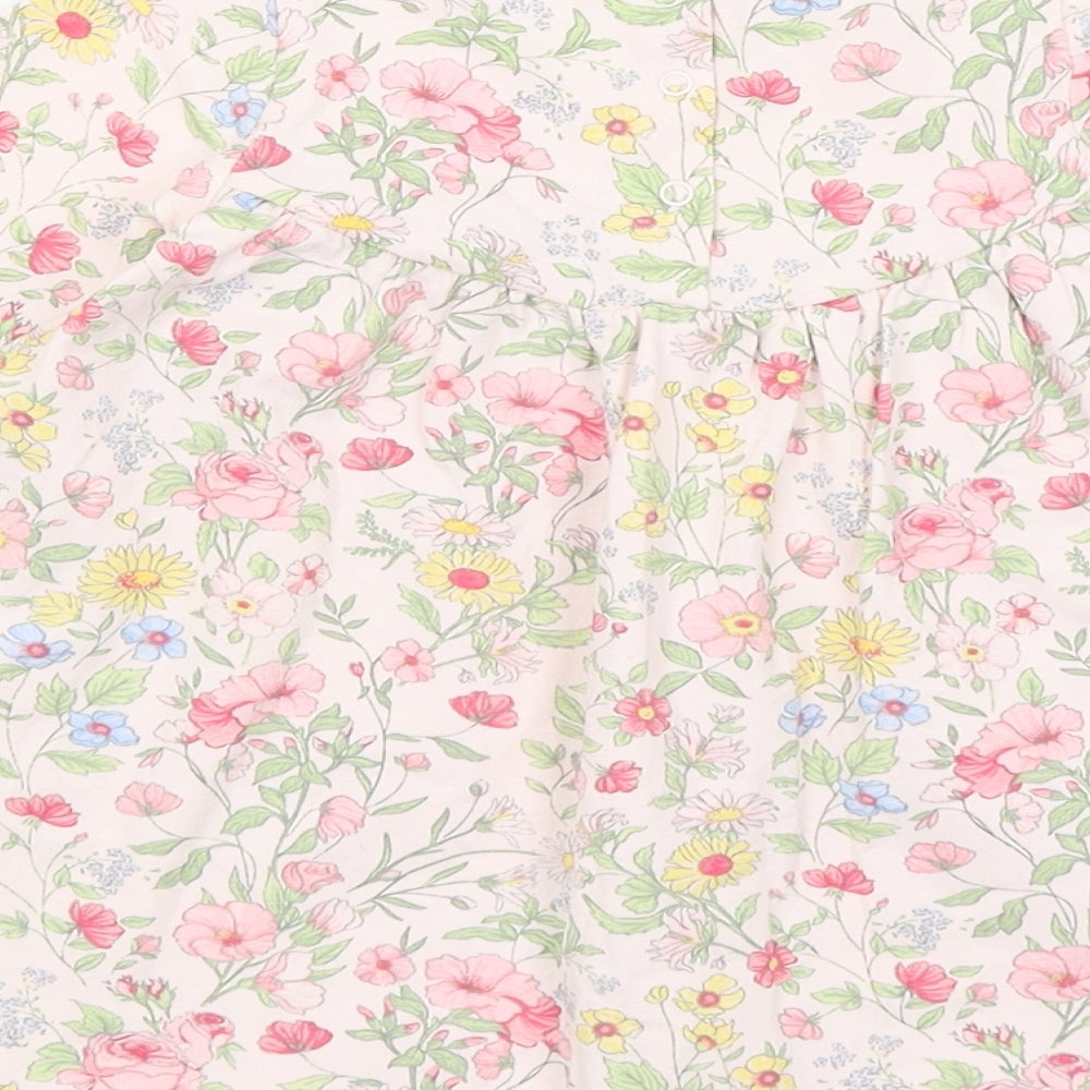 NEXT Baby Pink Floral  Fit & Flare  Size 6-9 Months
