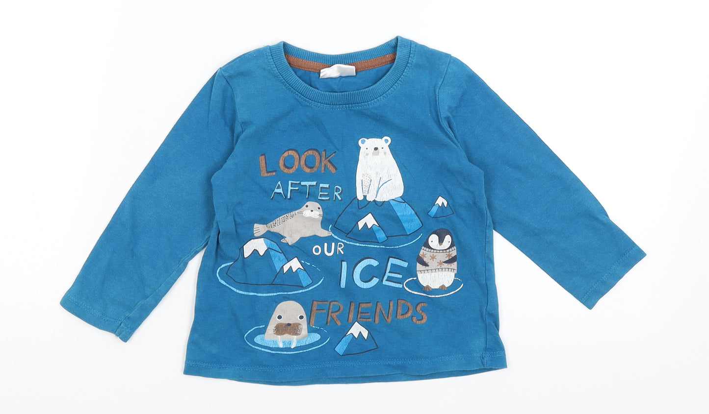 So Cute Baby Blue   Basic T-Shirt Size 12-18 Months  - Ice Friends