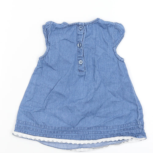 George Baby Blue   A-Line  Size 3-6 Months