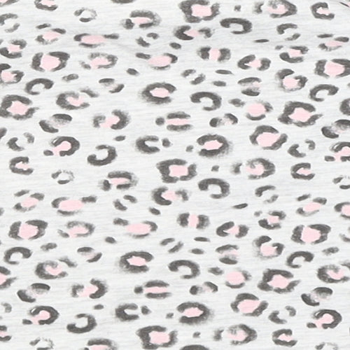 Primark Baby Grey Animal Print  Basic T-Shirt Size 3-6 Months