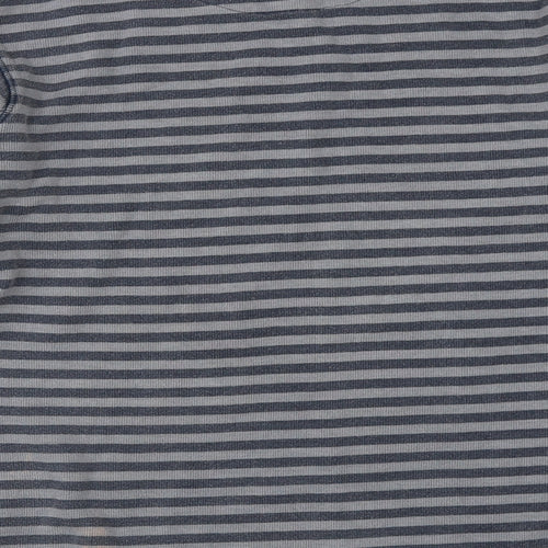 Matalan Mens Grey Striped  Pullover Sweatshirt Size M