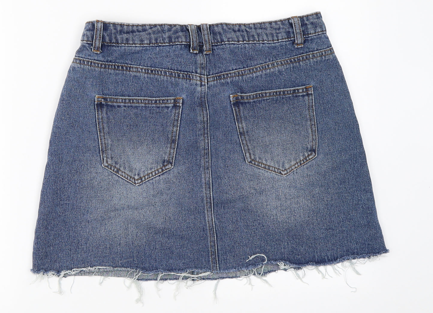 Primark Womens Blue  Denim Mini Skirt Size 12