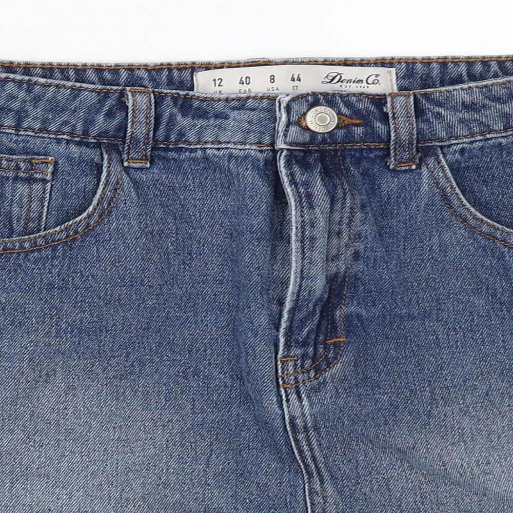 Primark Womens Blue  Denim Mini Skirt Size 12