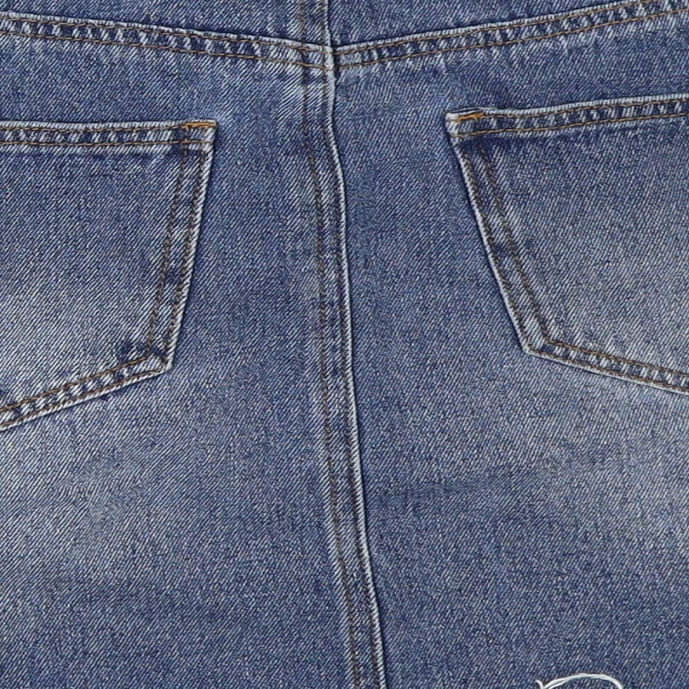 Primark Womens Blue  Denim Mini Skirt Size 12