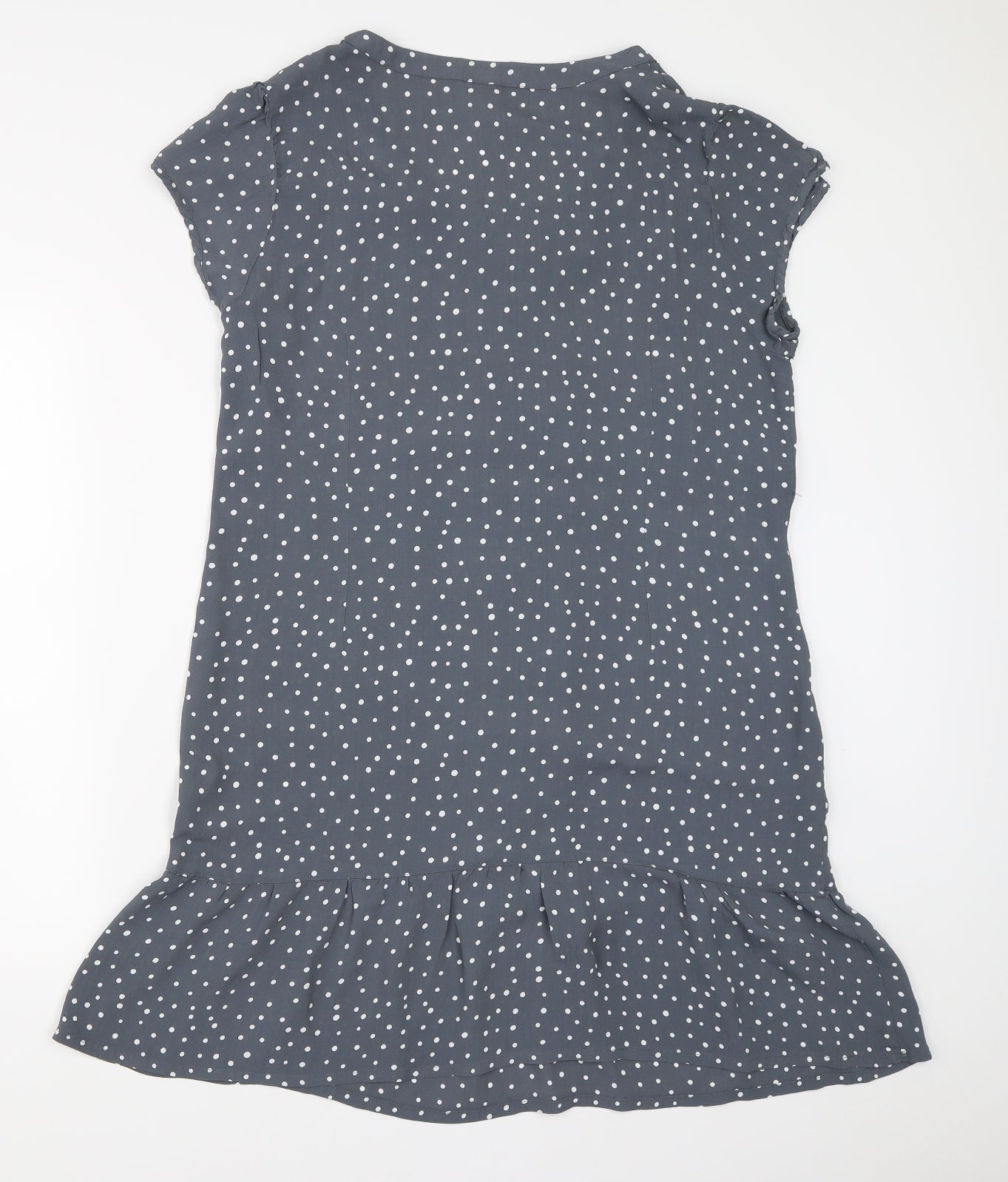 Monsoon Womens Grey Polka Dot  Shift  Size 18