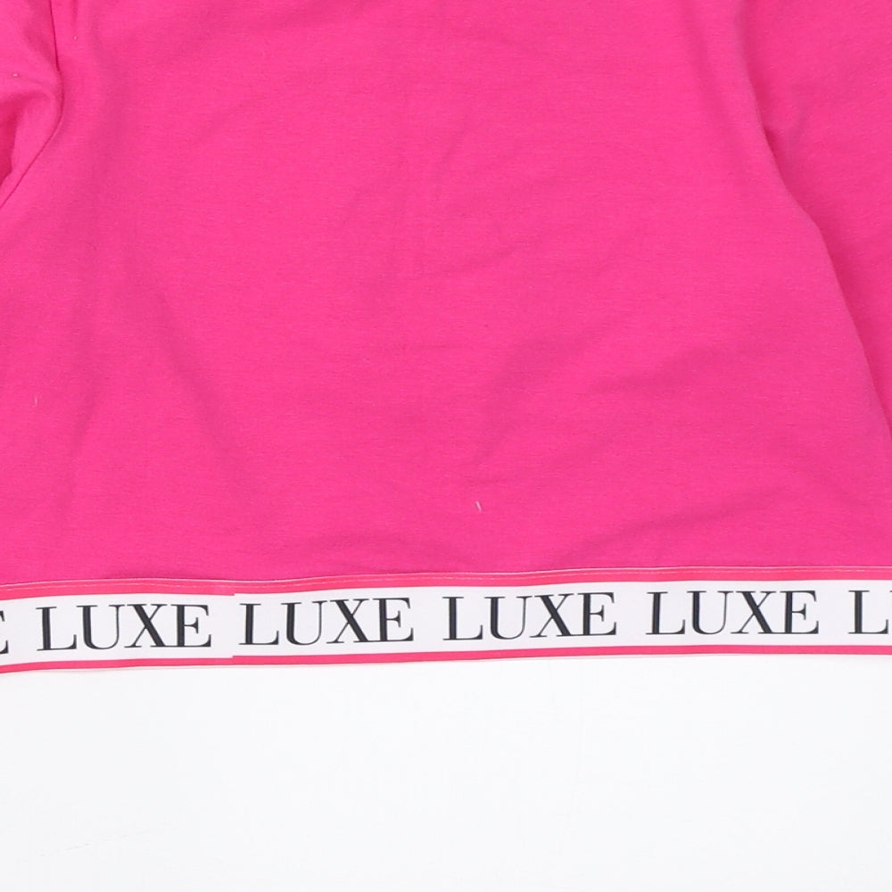 Studio Girls Pink   Basic T-Shirt Size 12-13 Years