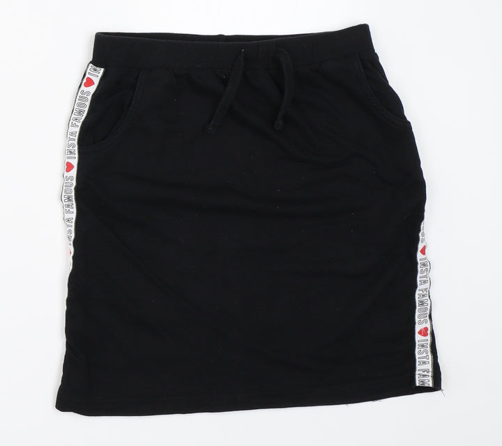 Studio Girls Black   Mini Skirt Size 12-13 Years