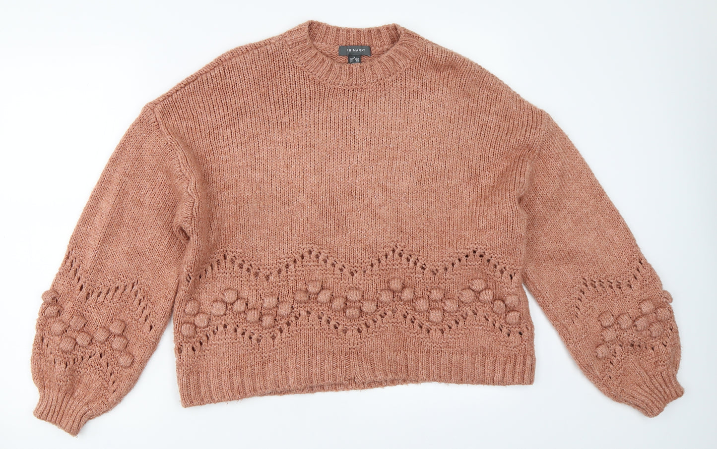 Primark Womens Pink   Pullover Jumper Size M