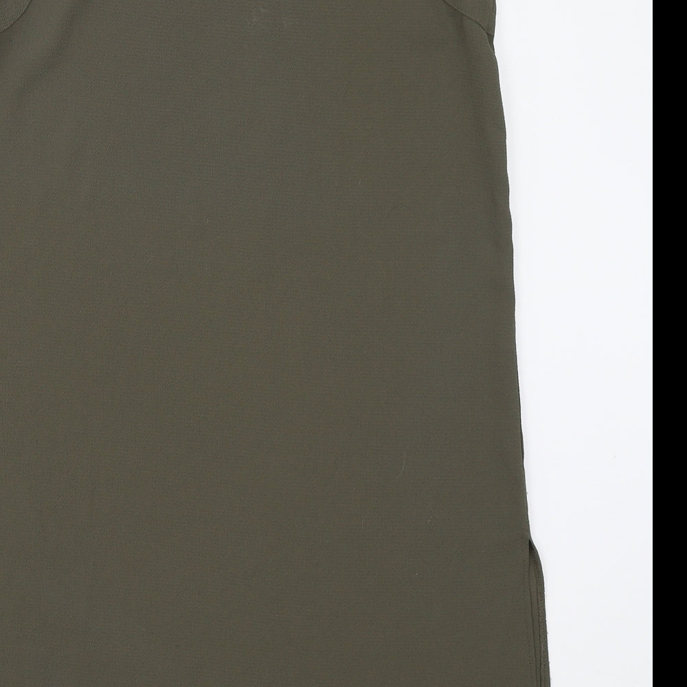 Papaya Womens Green   Basic Blouse Size 10