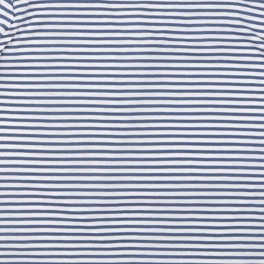 Nutmeg Womens Blue Striped  Pullover Jumper Size 12