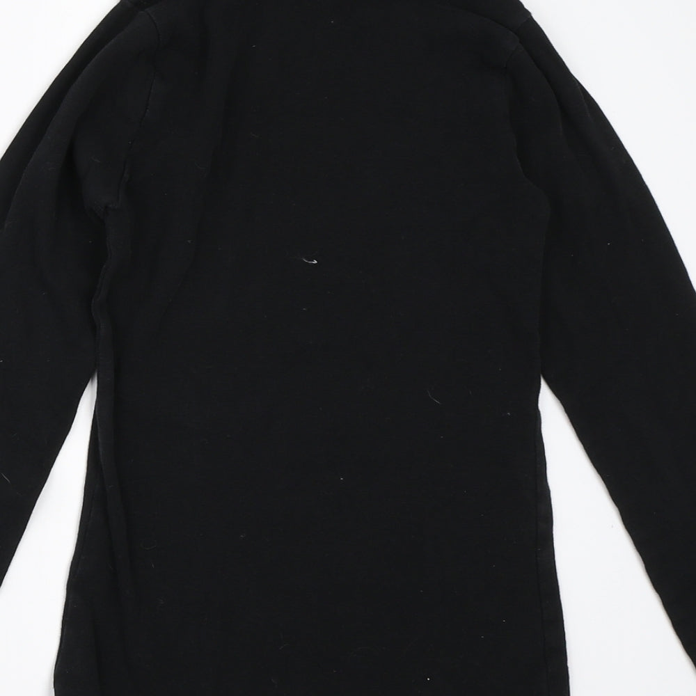 Peacocks Womens Black   Basic T-Shirt Size 10