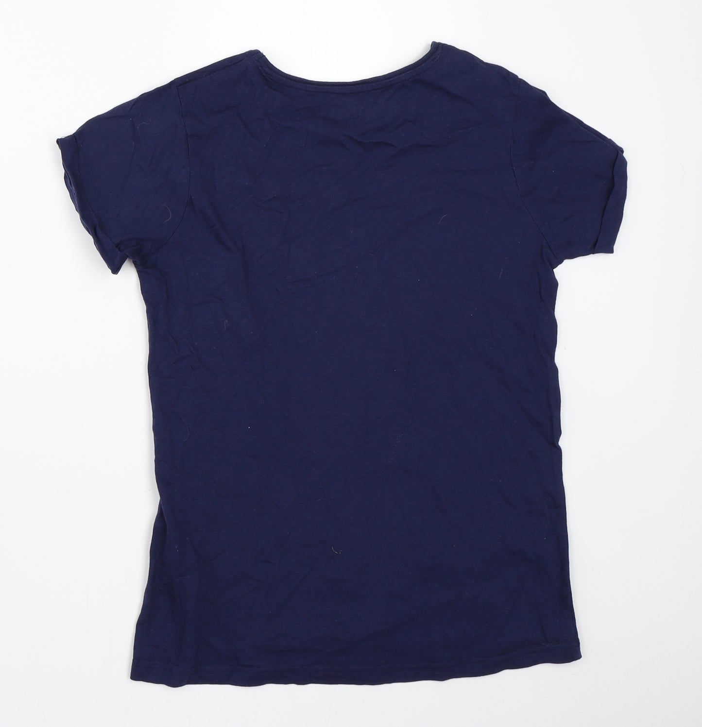 Young Dimension Girls Blue   Basic T-Shirt Size 12-13 Years