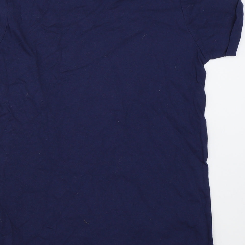 Young Dimension Girls Blue   Basic T-Shirt Size 12-13 Years
