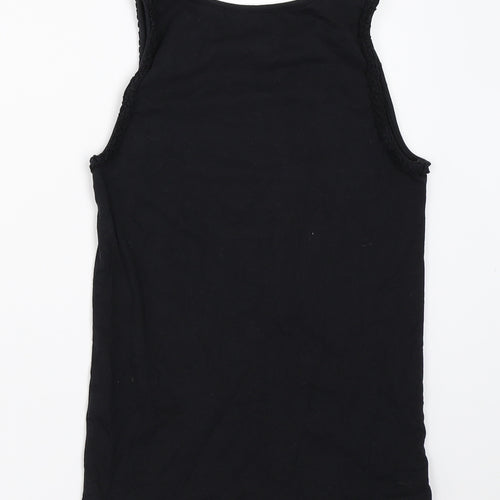 George Girls Black   Basic Tank Size 11-12 Years