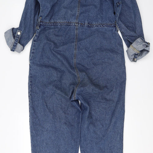 Primark Womens Blue  Denim Jumpsuit One-Piece Size 12