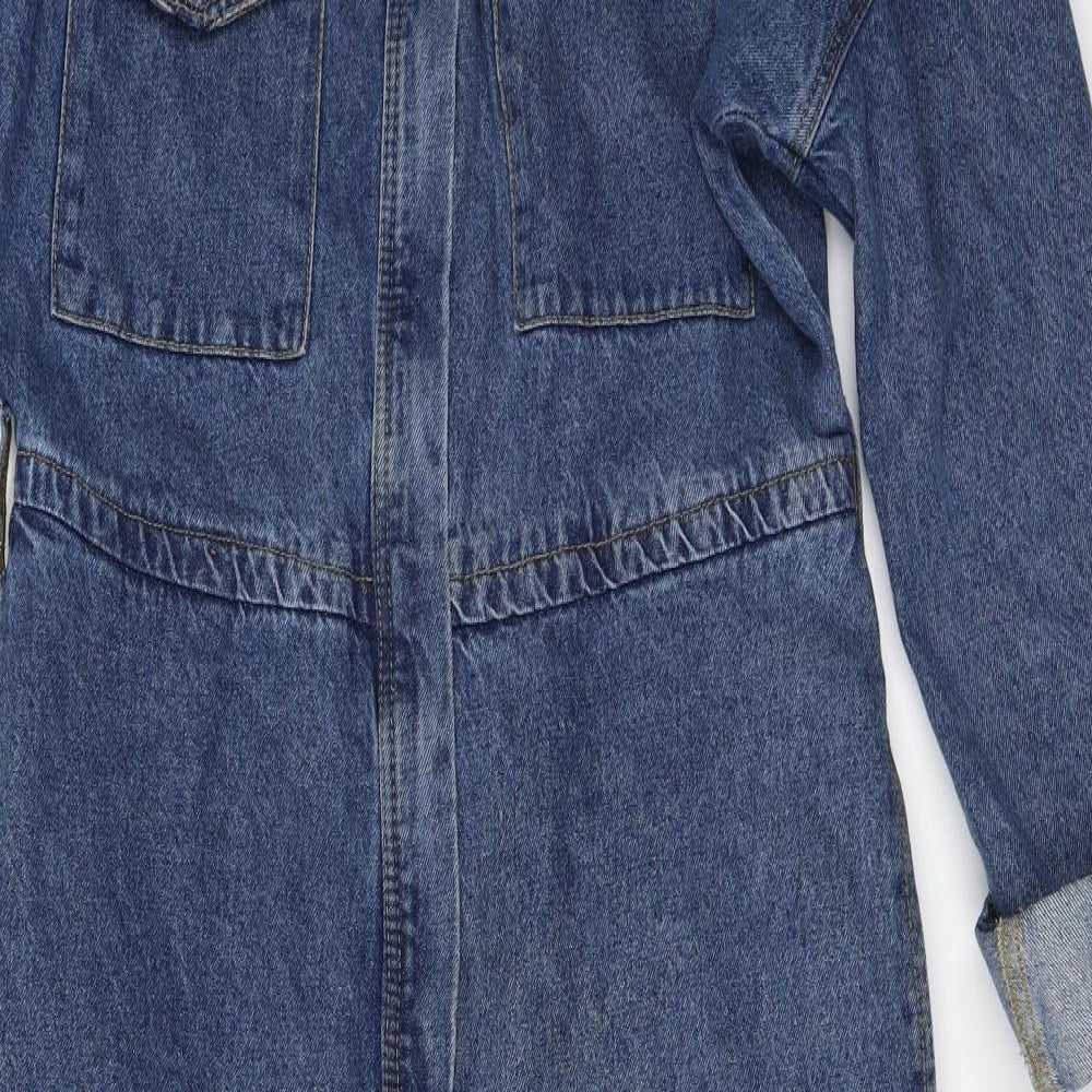 Primark Womens Blue  Denim Jumpsuit One-Piece Size 12