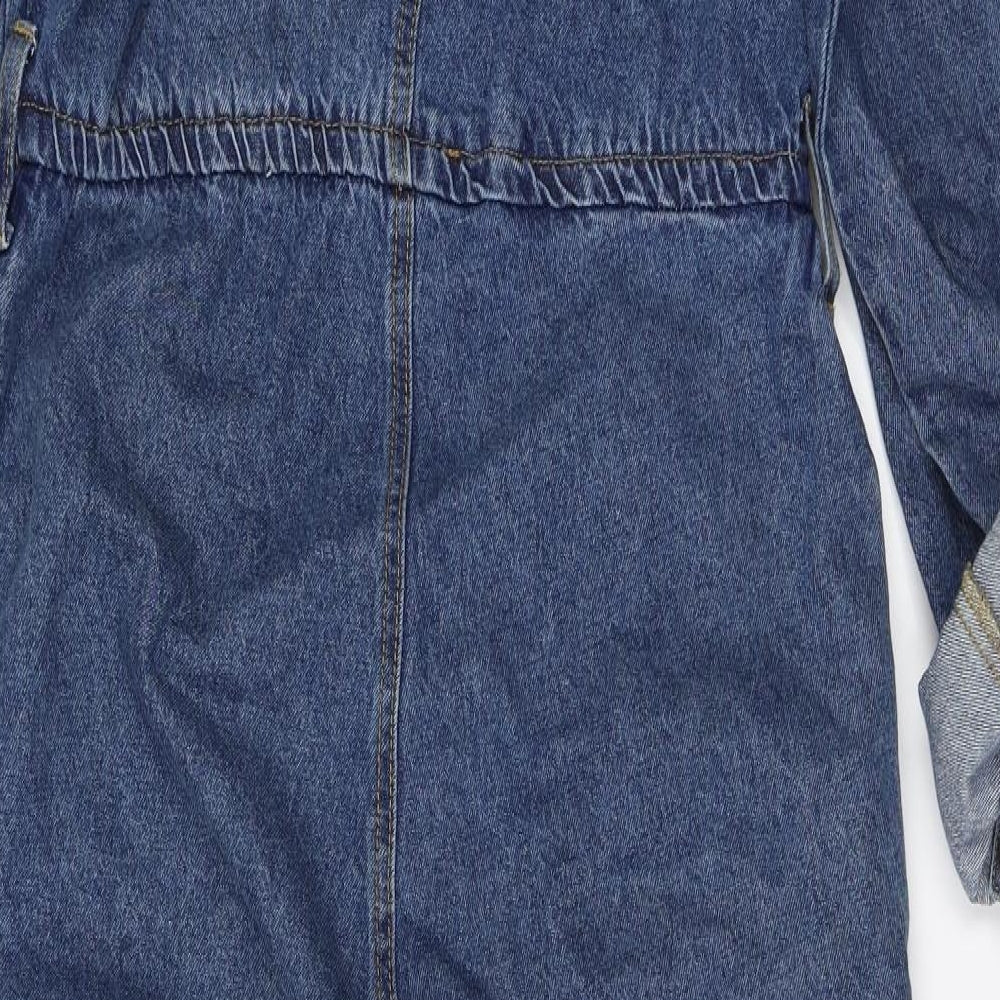 Primark Womens Blue  Denim Jumpsuit One-Piece Size 12