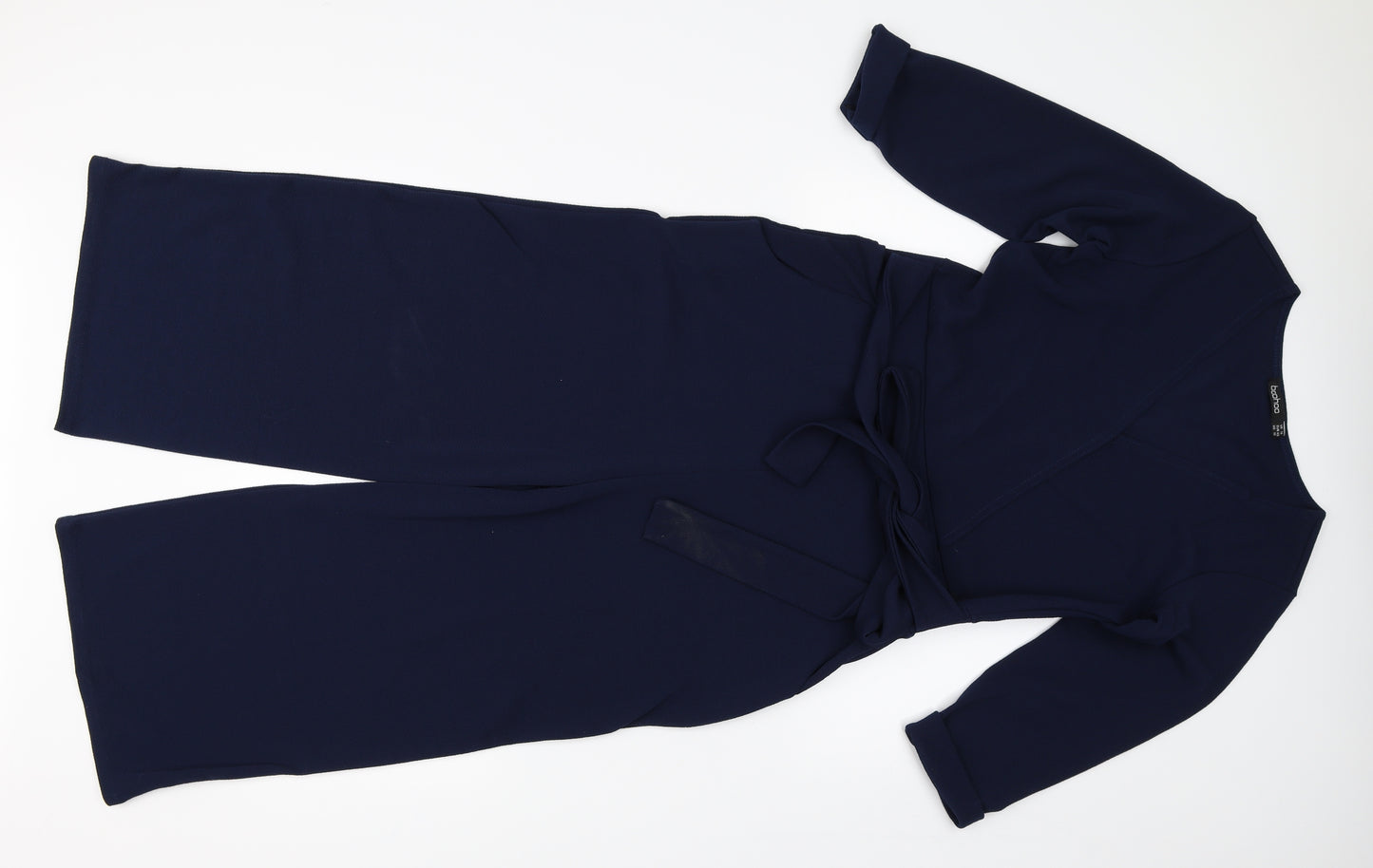 Boohoo Womens Blue   Jumpsuit One-Piece Size 14