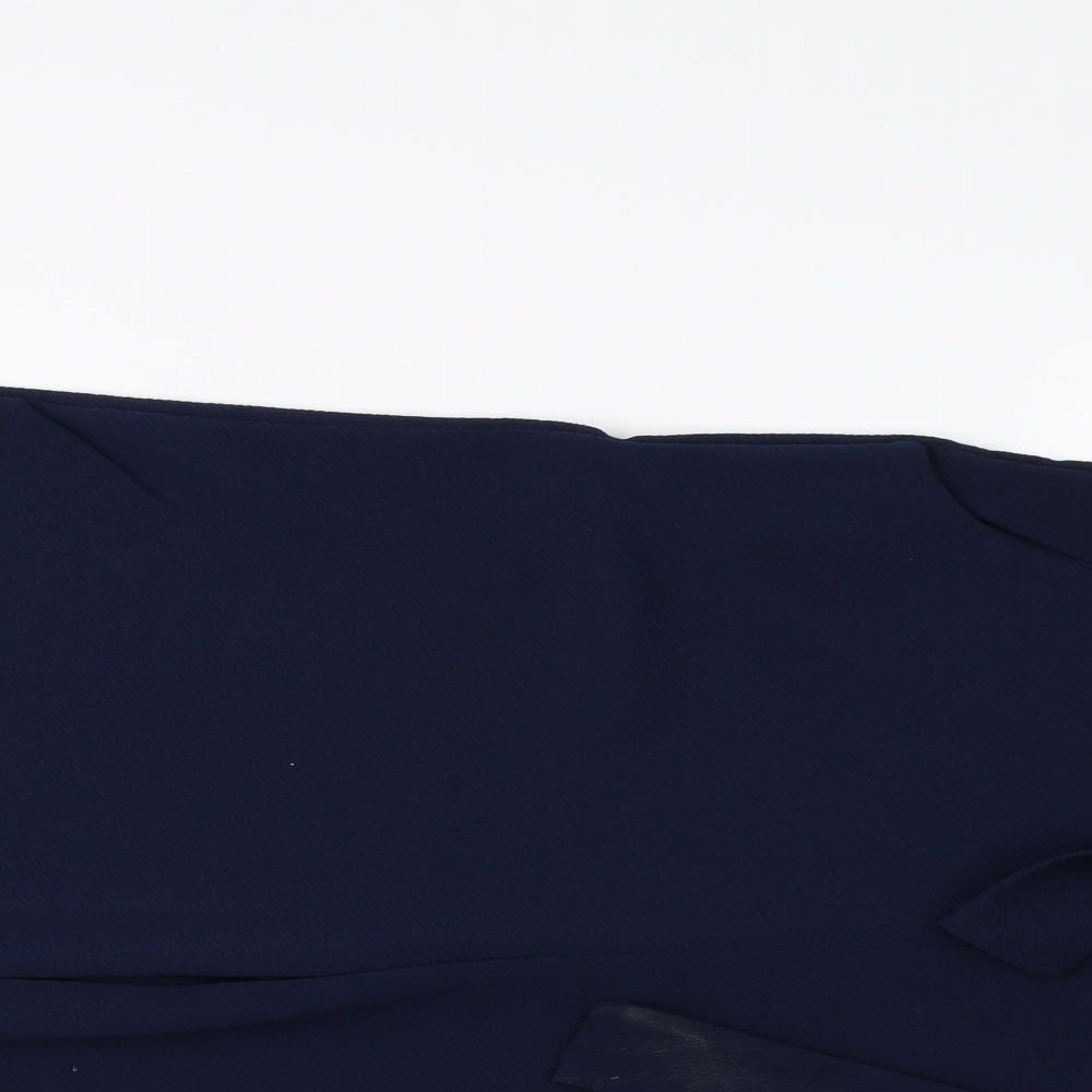Boohoo Womens Blue   Jumpsuit One-Piece Size 14