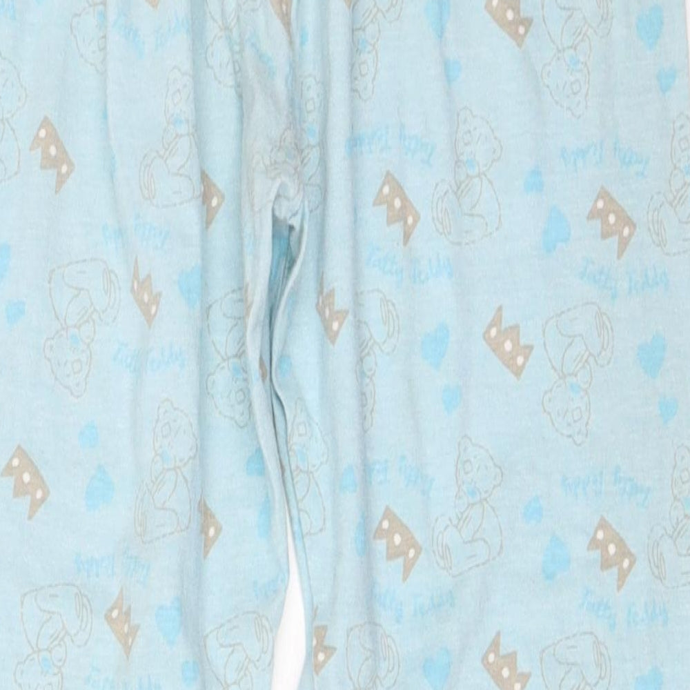 Young Dimension Girls Blue Solid  Top Pyjama Pants Size 12-13 Years  - me to you