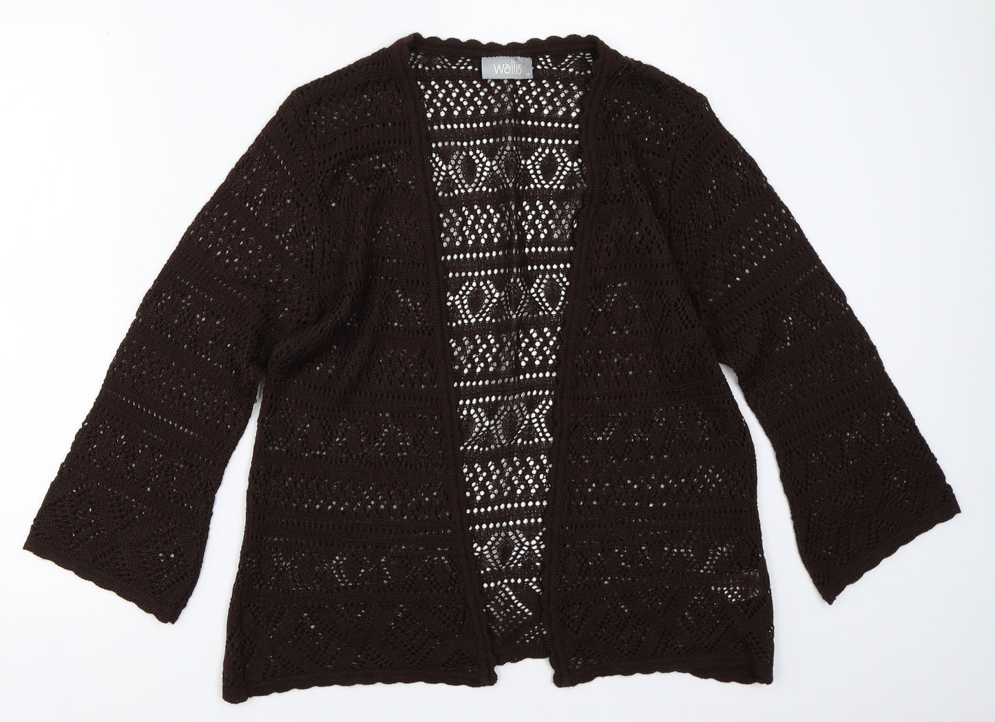 Wallis Womens Brown   Cardigan Jumper Size 18