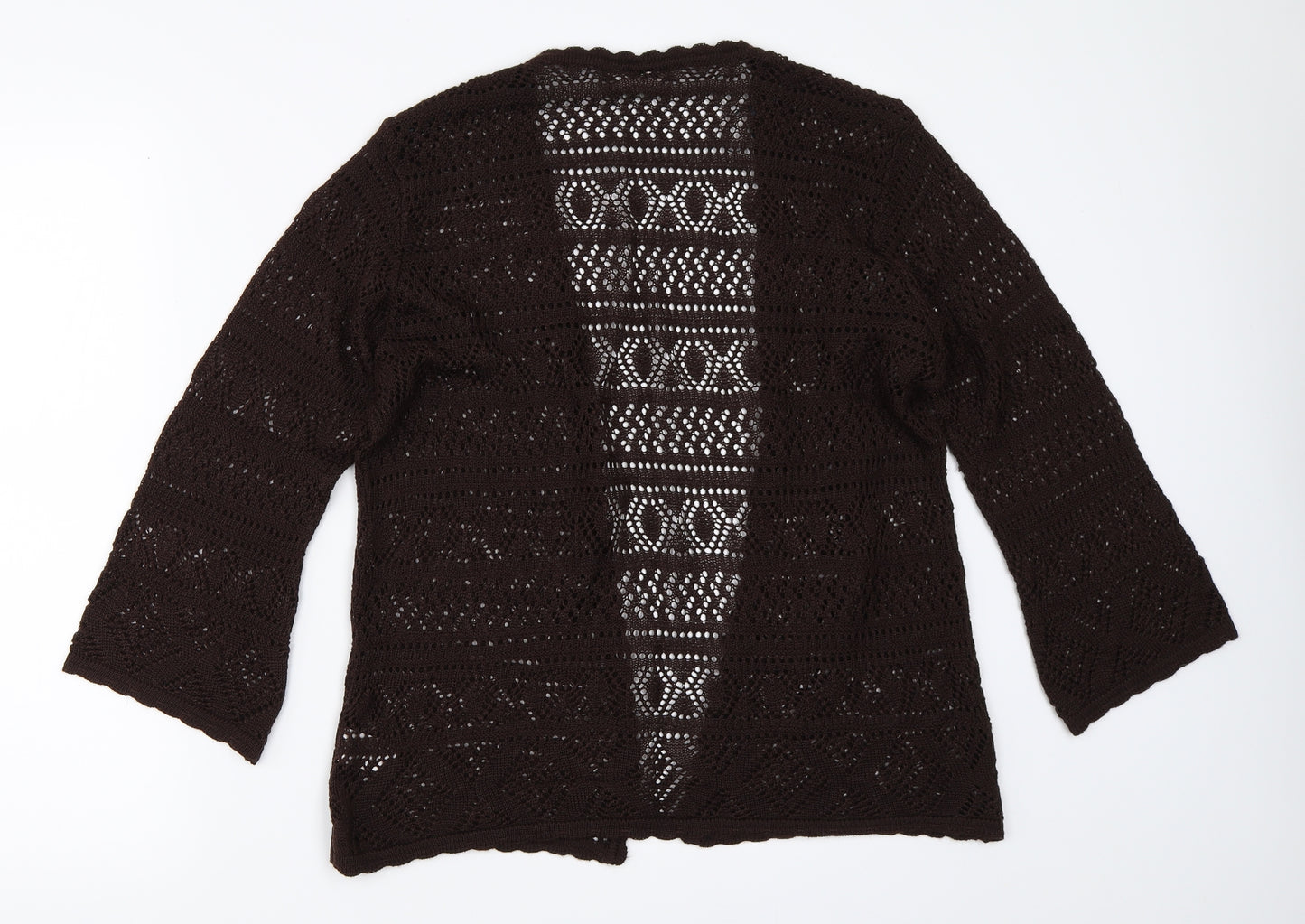 Wallis Womens Brown   Cardigan Jumper Size 18
